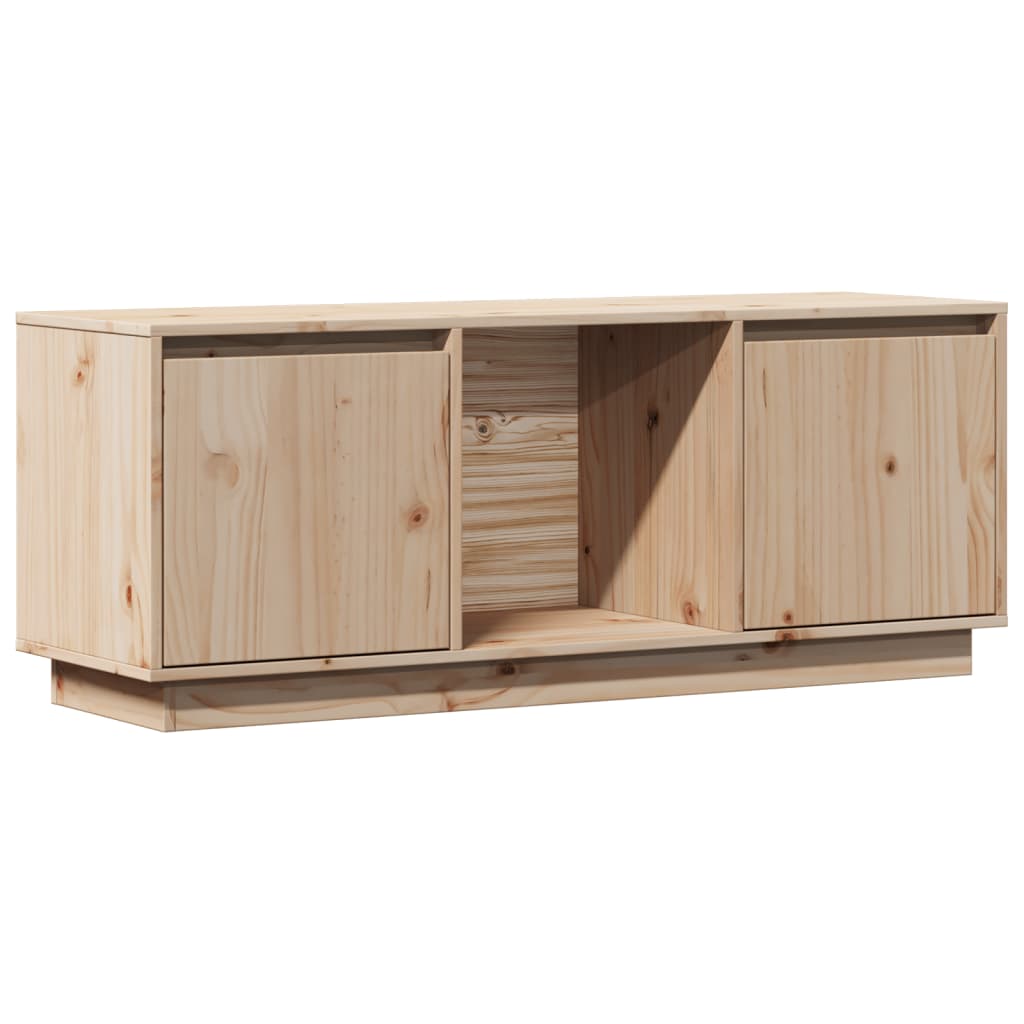 TV-Møbel Tre TV-benk heltre furu110,5x35x44 cm