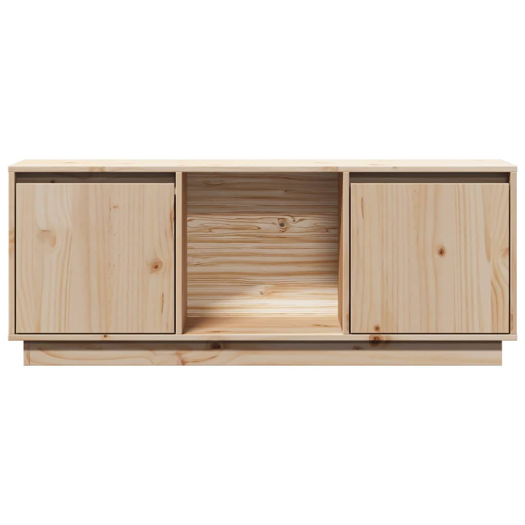 TV-Møbel Tre TV-benk heltre furu110,5x35x44 cm