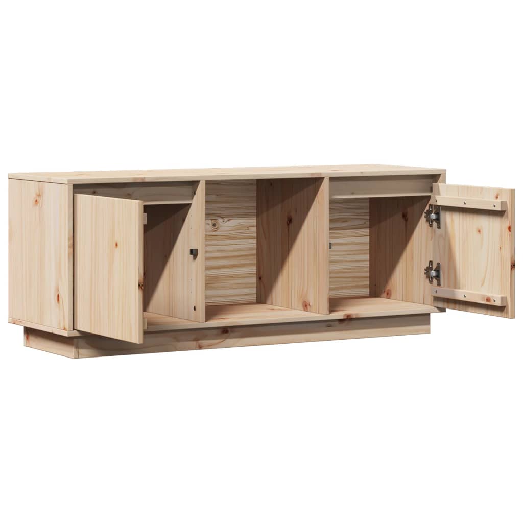 TV-Møbel Tre TV-benk heltre furu110,5x35x44 cm