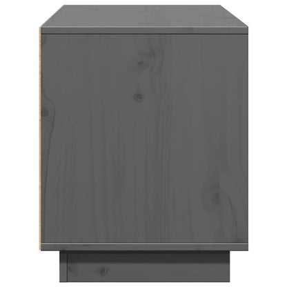 TV-Møbel Grå TV-benk 110,5x35x44 cm heltre furu