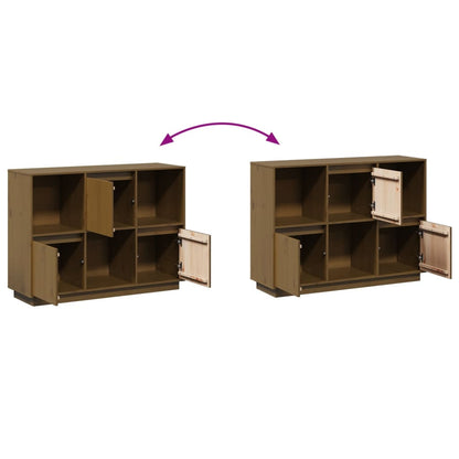 Skjenk Honningbrun 110,5x35x80 cm heltre furu