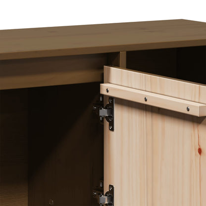 Skjenk Honningbrun 110,5x35x80 cm heltre furu