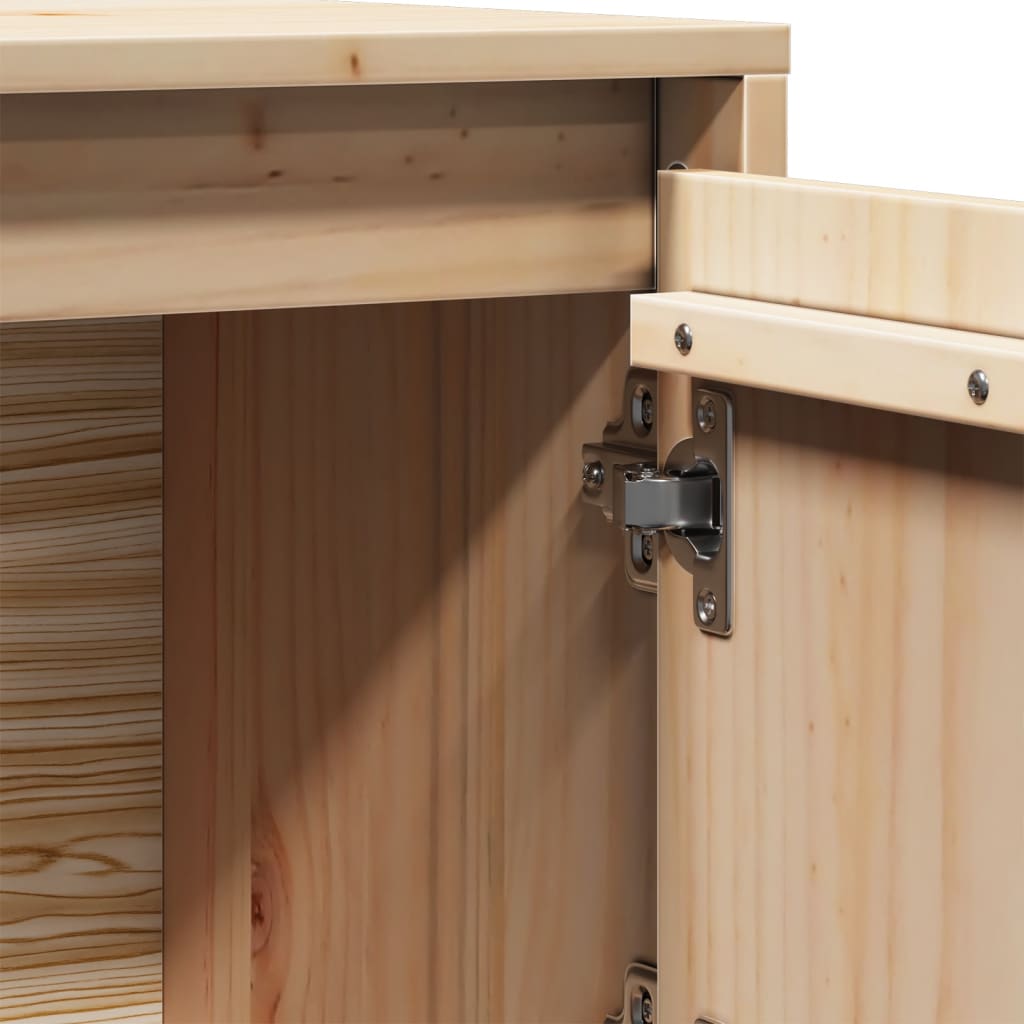 Skap heltre furu 74x35x117 cm