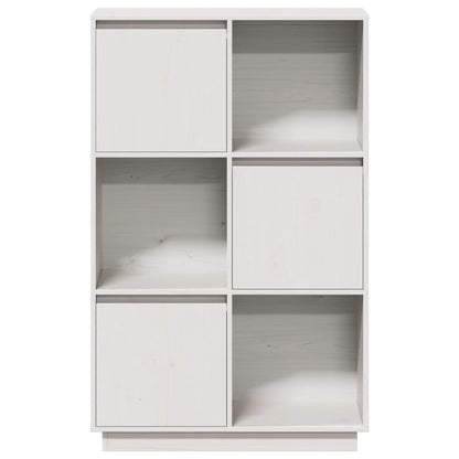 Skap Hvit 74x35x117 cm heltre furu