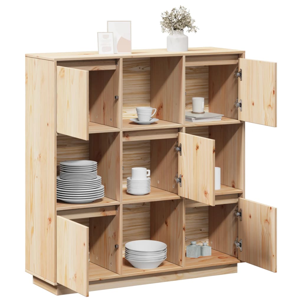 Skap heltre furu 110,5x35x117 cm