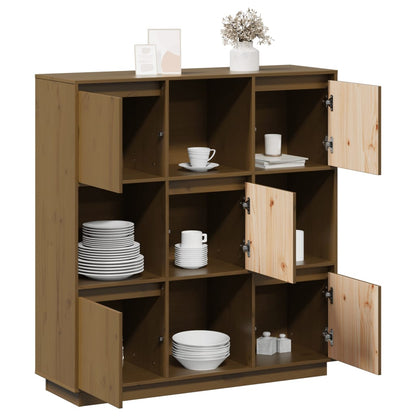 Skap Tre Honningbrun 110,5x35x117 cm heltre furu