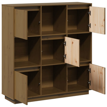 Skap Tre Honningbrun 110,5x35x117 cm heltre furu