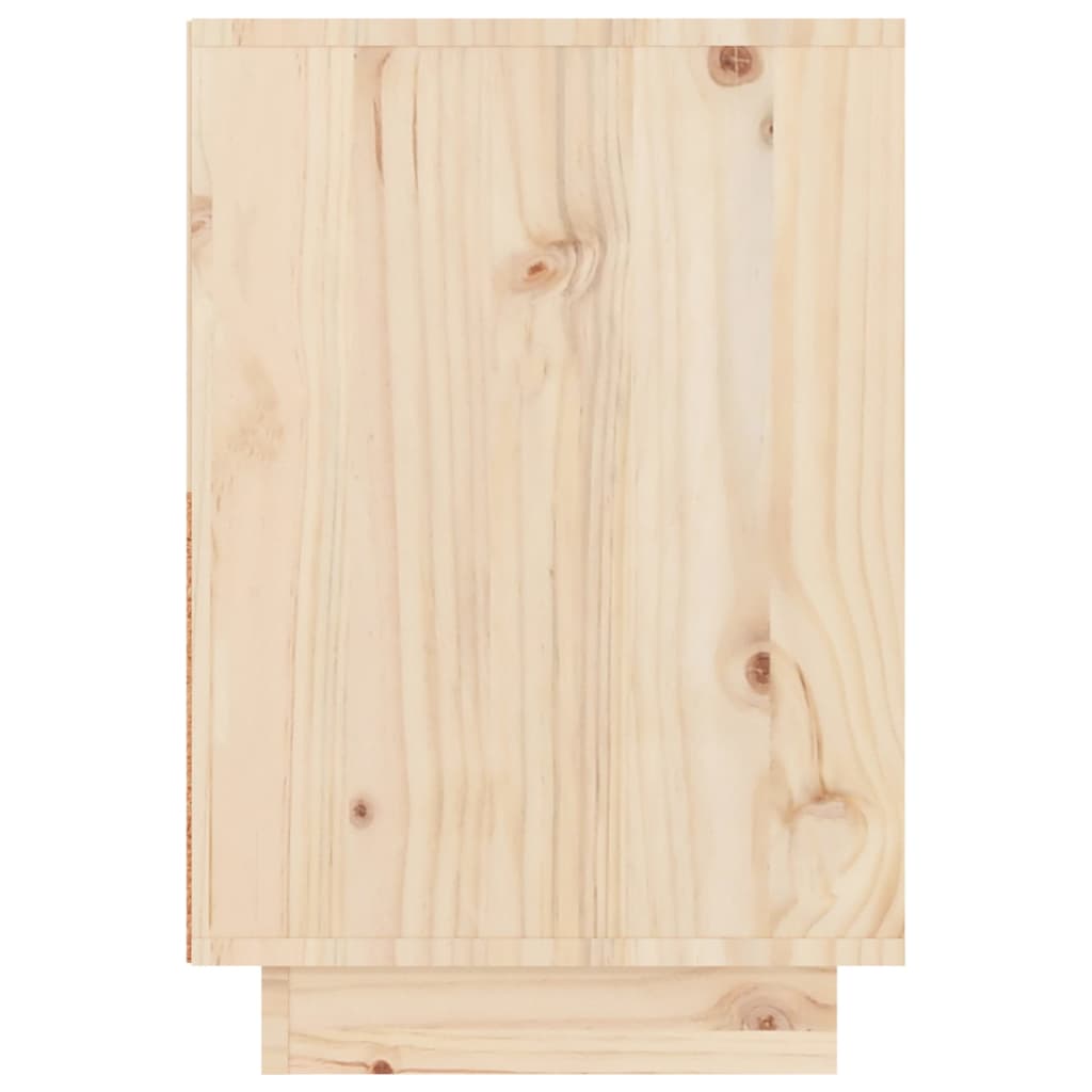 Nattbord Sengbord Tre heltre furu 60x34x51 cm