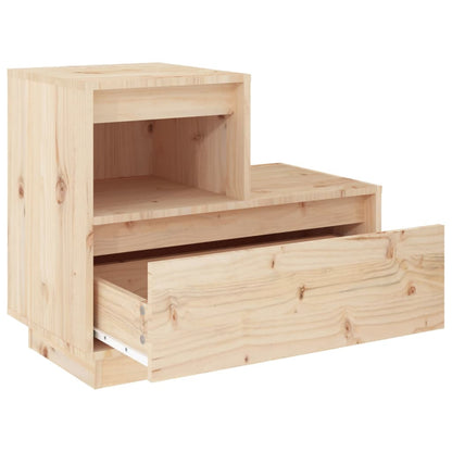 Nattbord Sengbord Tre heltre furu 60x34x51 cm