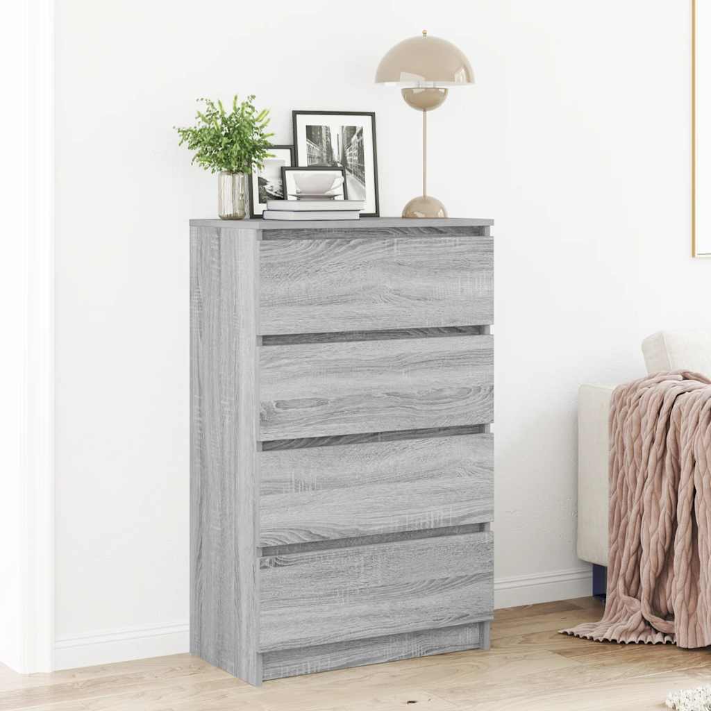 Kommode Sonoma Grå 60x35x98,5 cm