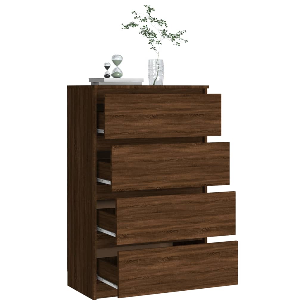 Kommode Brun Eik 60x35x98,5 cm