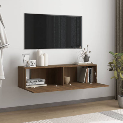 TV-Møbel Brun Eik TV-benk 120x30x30 cm