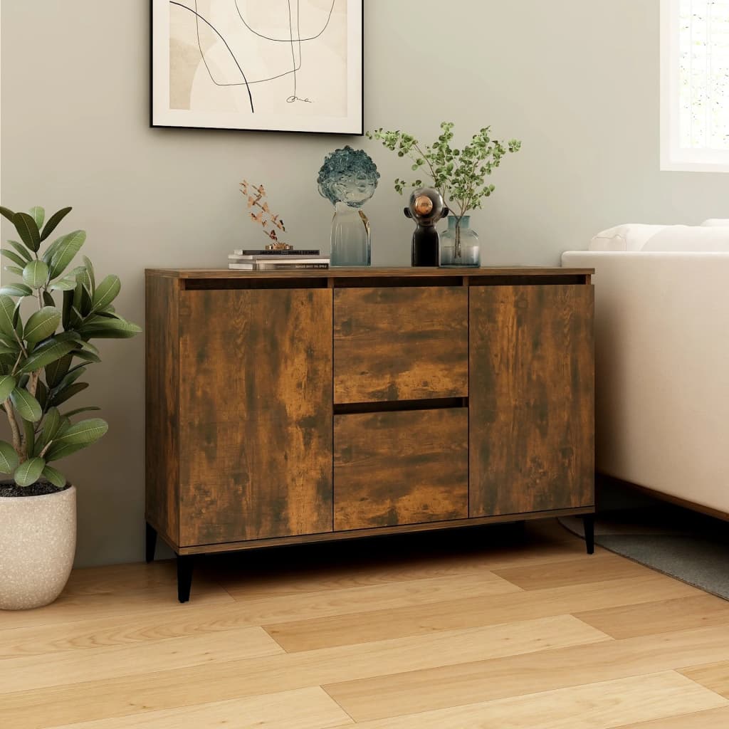 Skjenk Røkt Eik 104x35x70 cm