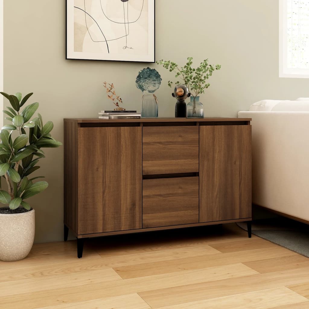 Skjenk Brun Eik 104x35x70 cm