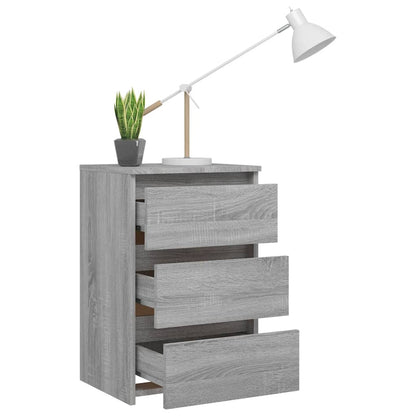 Nattbord Sengbord Sonoma Grå 40x35x62,5 cm
