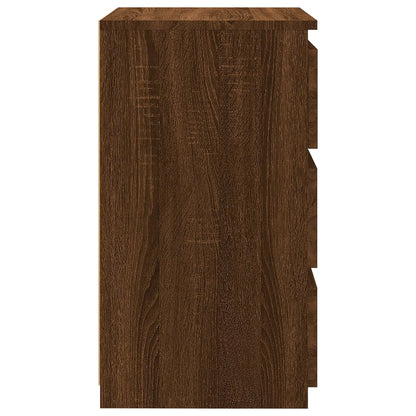 Nattbord Sengbord Brun Eik 40x35x62,5 cm
