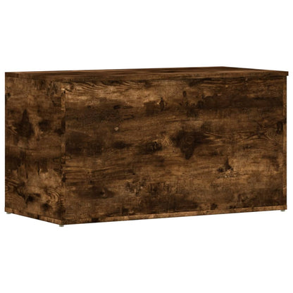 Oppbevaringskiste Røkt Eik 84x42x46 cm