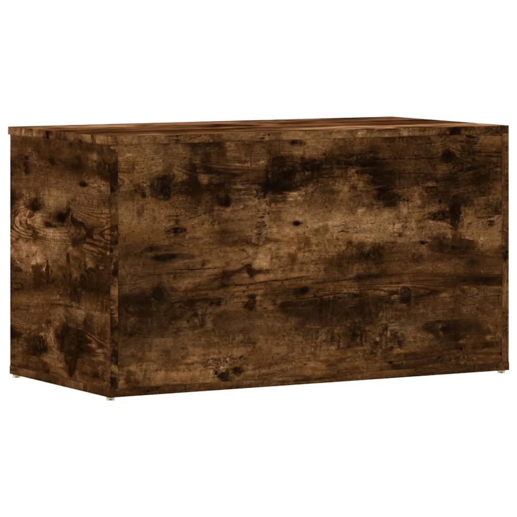 Oppbevaringskiste Røkt Eik 84x42x46 cm