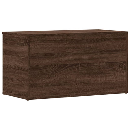 Oppbevaringskiste Brun Eik 84x42x46 cm