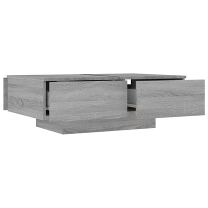 Salongbord Sofabord Sonoma Grå 90x60x31 cm