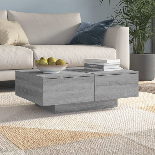 Salongbord Sofabord Sonoma Grå 90x60x31 cm
