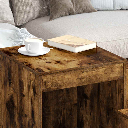 Salongbord Sofabord Røkt Eik 3 stk