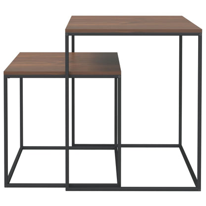 Salongbord Sofabord Tre 2 stk og metall