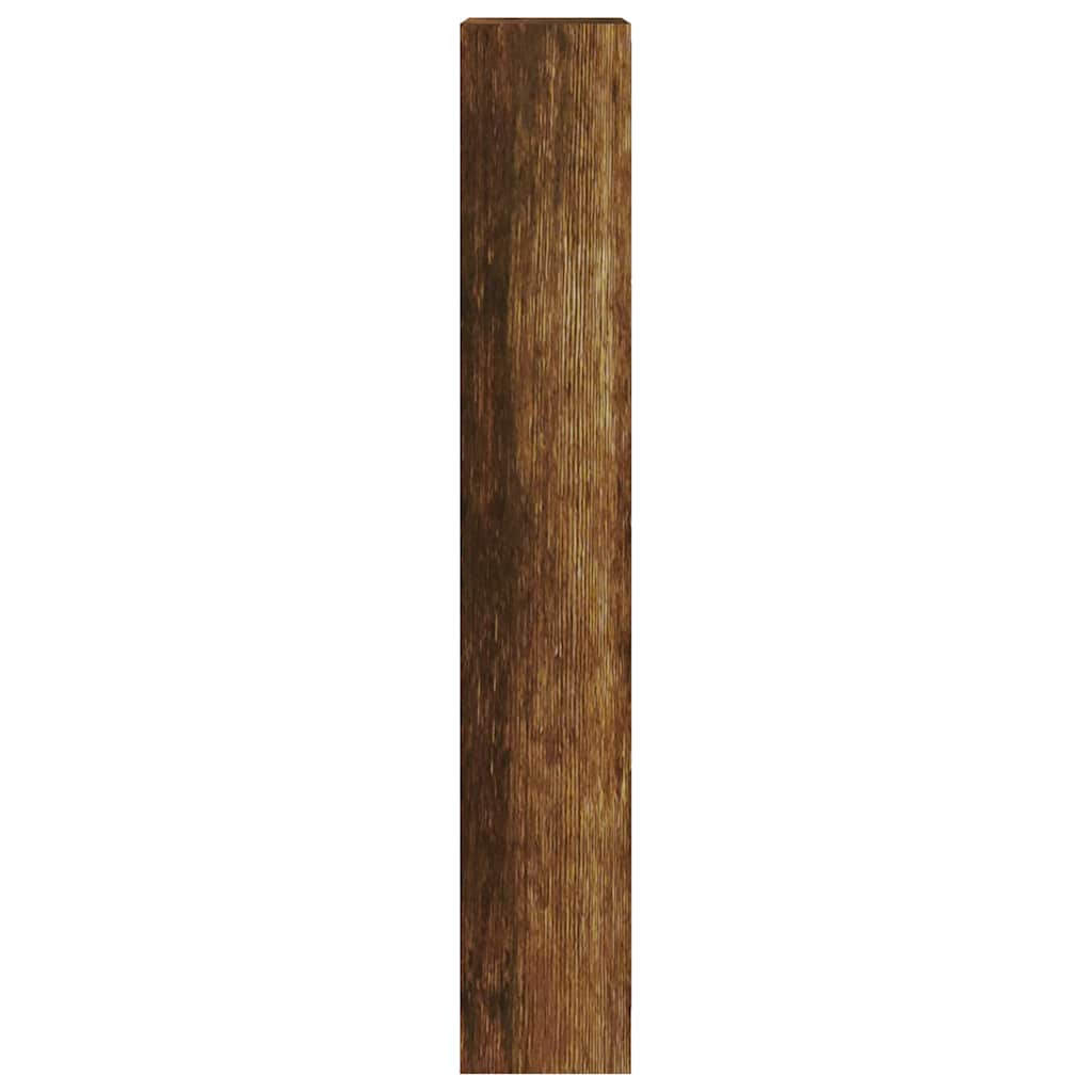 Skoskap Skohylle Skobenk Røkt Eik 63x24x147 cm