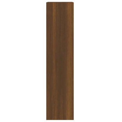 Skoskap Skohylle Skobenk Brun Eik 63x24x103 cm