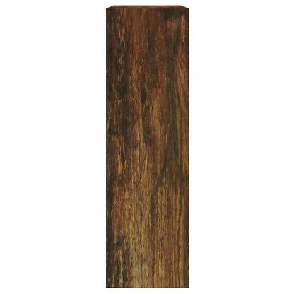 Skoskap Skohylle Skobenk Røkt Eik 63x24x81 cm