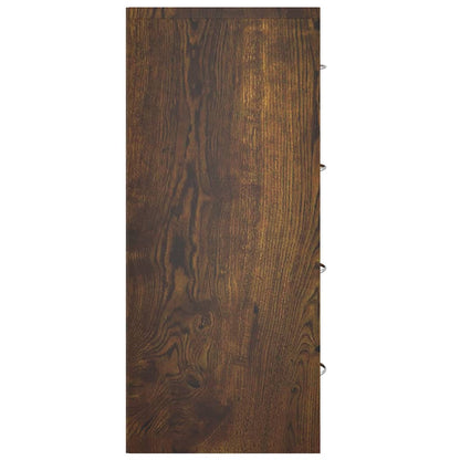 Skjenk Røkt Eik med 4 skuffer 60x30,5x71 cm