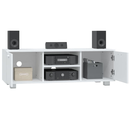 TV-Møbel Hvit TV-benk 120x40,5x35 cm