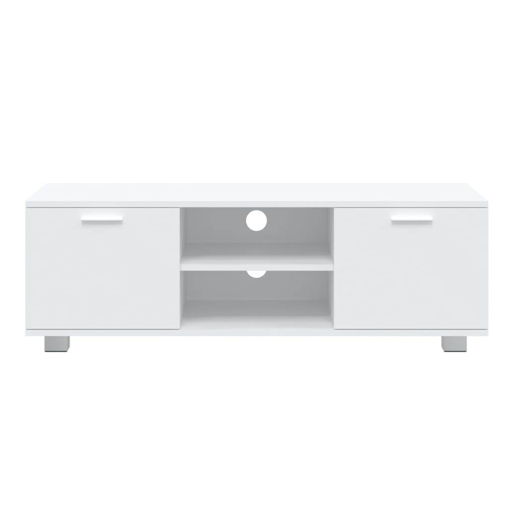 TV-Møbel Hvit TV-benk 120x40,5x35 cm