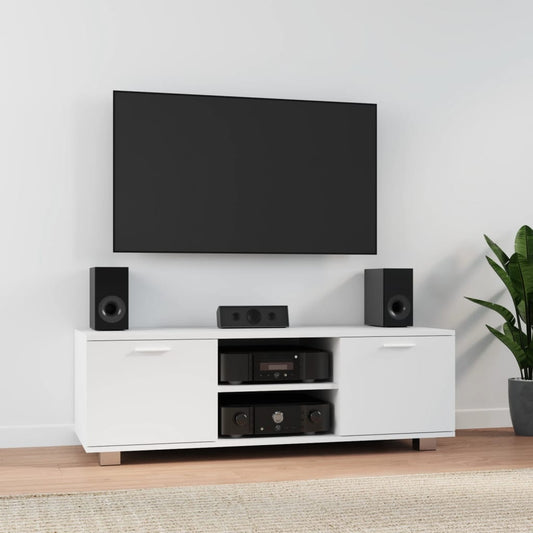 TV-Møbel Hvit TV-benk 120x40,5x35 cm