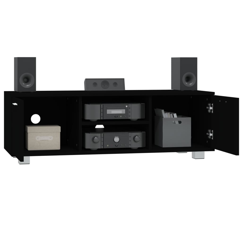 TV-Møbel Svart TV-benk 120x40,5x35 cm