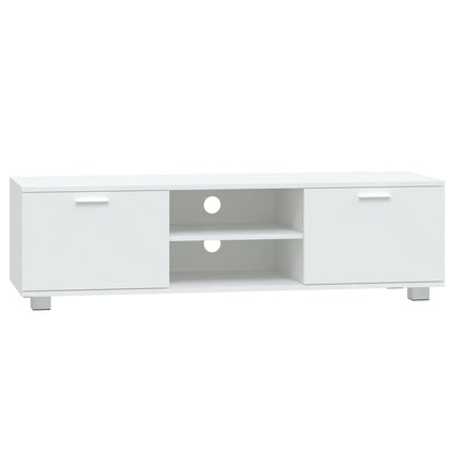 TV-Møbel Hvit TV-benk 140x40,5x35 cm