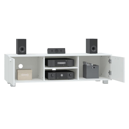 TV-Møbel Hvit TV-benk 140x40,5x35 cm