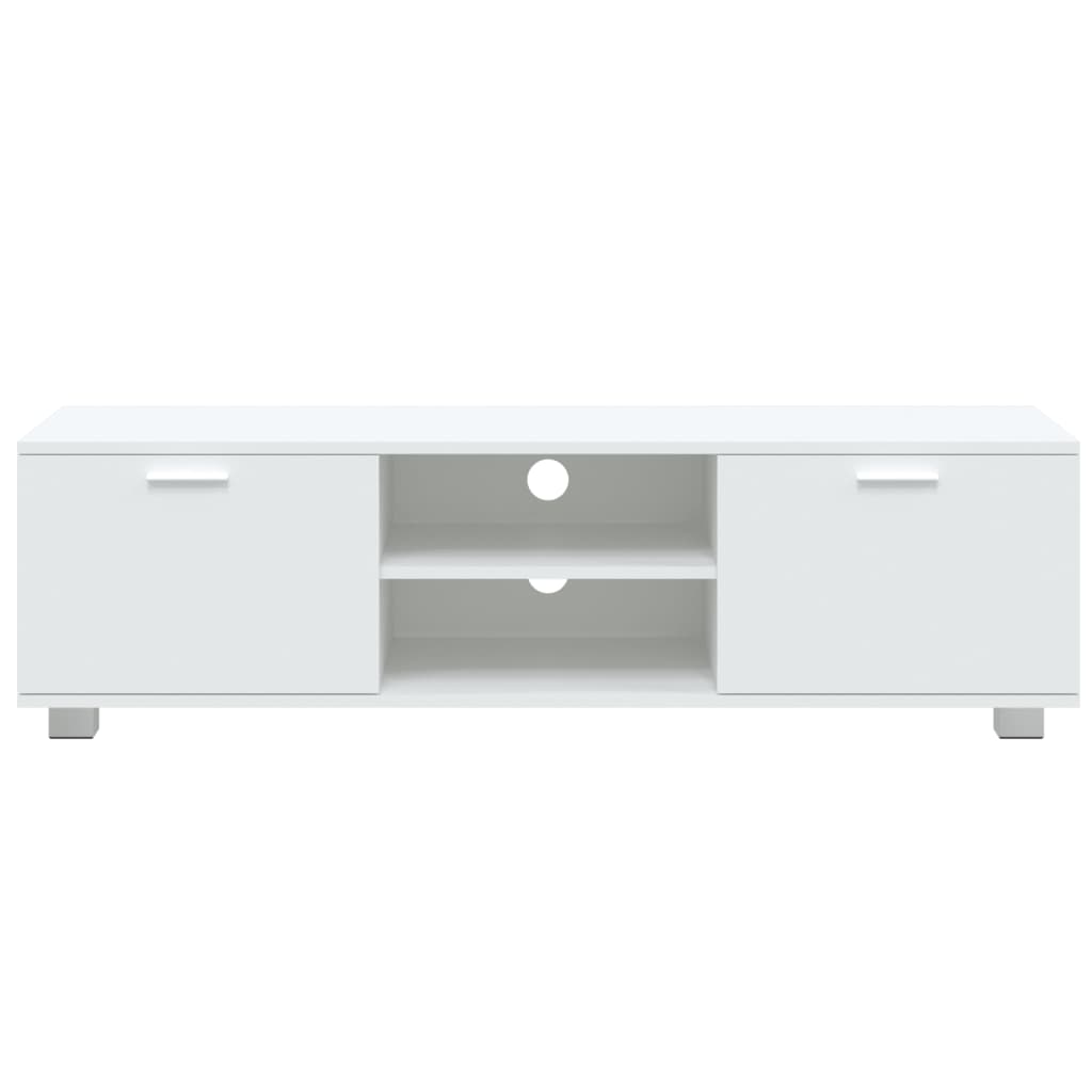 TV-Møbel Hvit TV-benk 140x40,5x35 cm