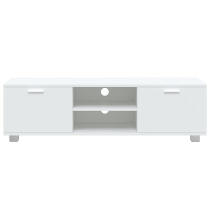 TV-Møbel Hvit TV-benk 140x40,5x35 cm