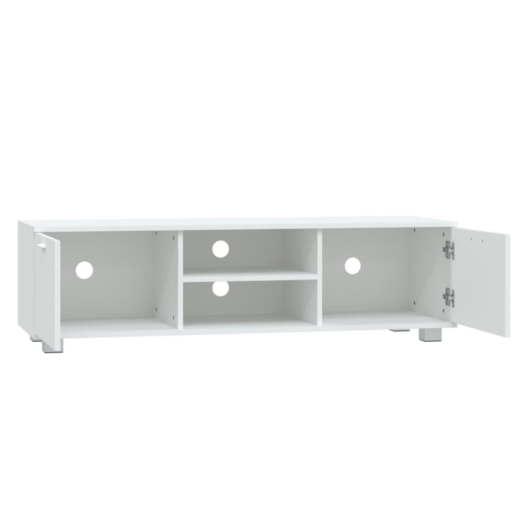 TV-Møbel Hvit TV-benk 140x40,5x35 cm