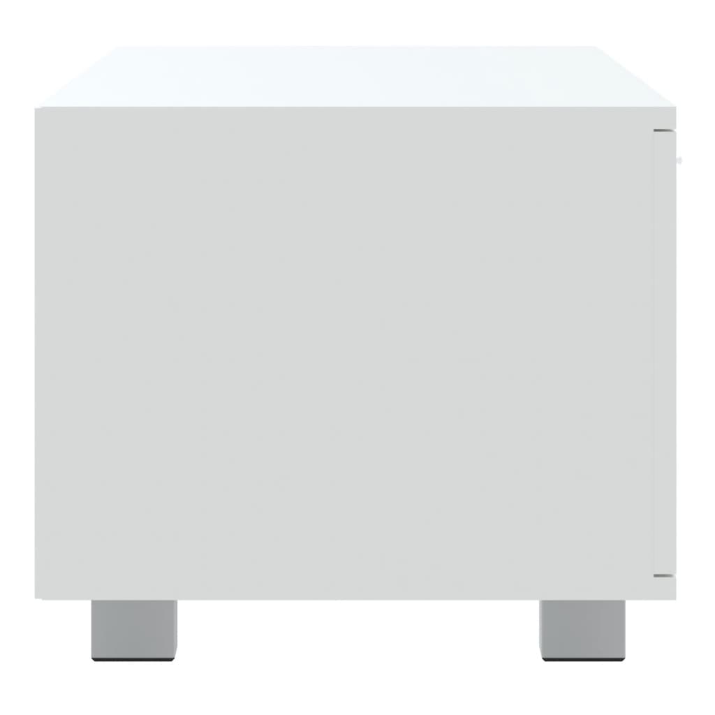 TV-Møbel Hvit TV-benk 140x40,5x35 cm