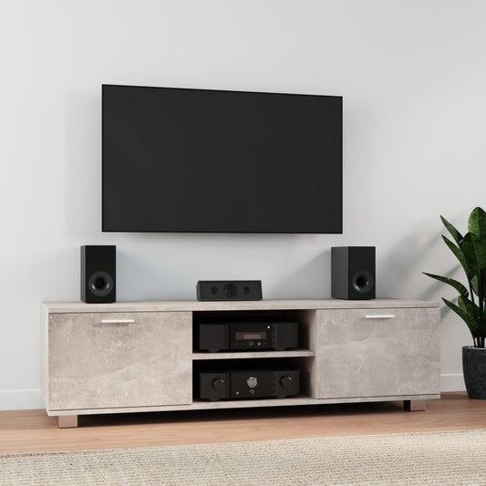 TV-Møbel Betonggrå TV-benk 140x40,5x35 cm