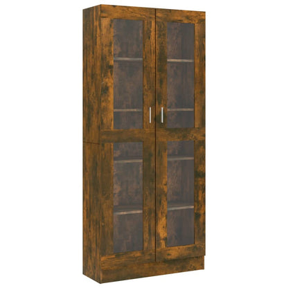 Vitrineskap Røyk Eik 82,5x30,5x185,5 cm