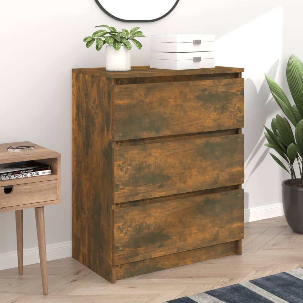 Kommode Røkt Eik 60x35x76 cm