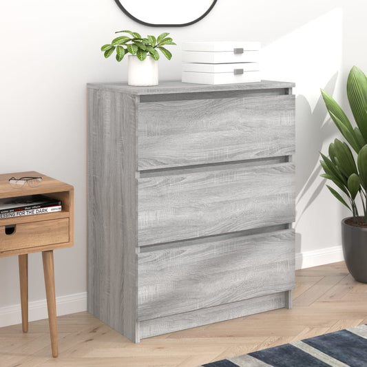 Kommode Sonoma Grå 60x35x76 cm