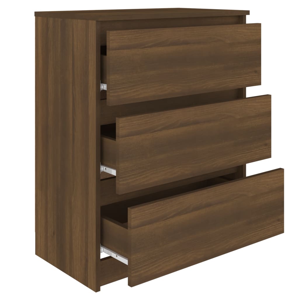 Kommode Brun Eik 60x35x76 cm