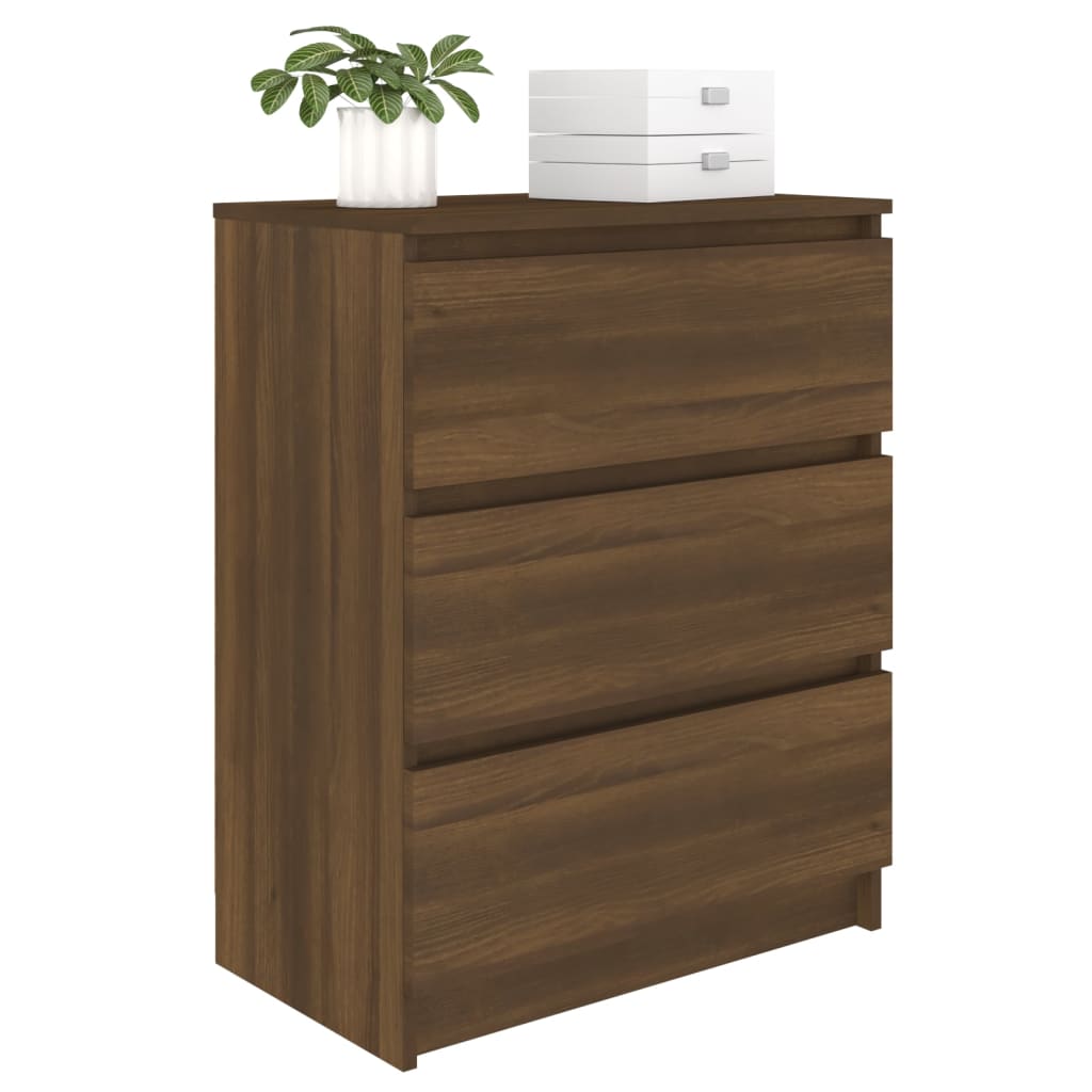 Kommode Brun Eik 60x35x76 cm