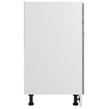 Kjøkkeninnredning Underskap Sonoma Grå 60x46x81,5 cm med skuff