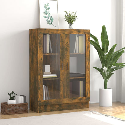 Vitrineskap Røyk Eik 82,5x30,5x115 cm