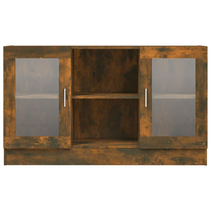 Vitrineskap Røyk Eik 120x30,5x70 cm